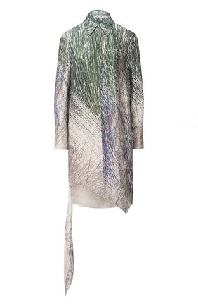 Женское платье из вискозы OFF-WHITE серого цвета по цене 93450 руб., арт. 0WDB235S20FAB0010810 | Фото 1 Женское платье из вискозы OFF-WHITE серого цвета, арт. 0WDB235S20FAB0010810 | Фото 1