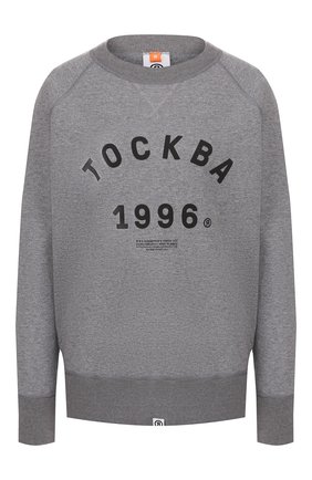 Женская хлопковый свитшот TOSKVA серого цвета по цене 14280 руб., арт. SS.U001-W20-T1-901-300 | Фото 1 Женская хлопковый свитшот TOSKVA серого цвета, арт. SS.U001-W20-T1-901-300 | Фото 1