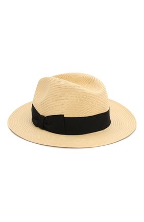 Мужская шляпа DOLCE & GABBANA бежевого цвета, арт. GH640A/G3UAJ | Фото 2 (Материал: Растительное волокно)