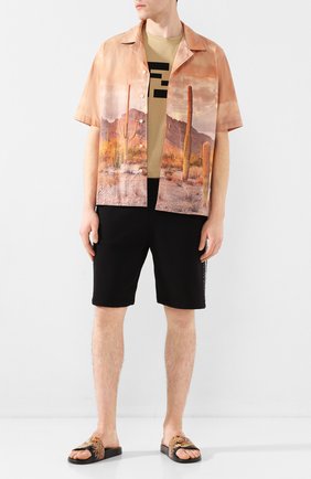 Мужские кожаные шлепанцы DSQUARED2 черного цвета по цене 18100 руб., арт. SLM0017 01502819 | Фото 2 Мужские кожаные шлепанцы DSQUARED2 черного цвета, арт. SLM0017 01502819 | Фото 2