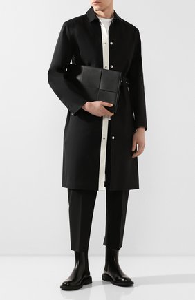 Мужская кожаная папка для документов BOTTEGA VENETA черного цвета по цене 107500 руб., арт. 623313/VCP50 | Фото 2 Мужская кожаная папка для документов BOTTEGA VENETA черного цвета, арт. 623313/VCP50 | Фото 2