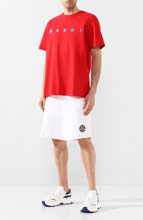 Мужские кожаные кроссовки daymaster DOLCE & GABBANA синего цвета по цене 31550 руб., арт. CS1791/AX589 | Фото 2 Мужские кожаные кроссовки daymaster DOLCE & GABBANA синего цвета, арт. CS1791/AX589 | Фото 2