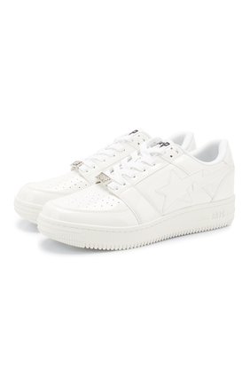 Мужские кеды BAPE белого цвета по цене 17200 руб., арт. 1G30191010 | Фото 1 Мужские кеды BAPE белого цвета, арт. 1G30191010 | Фото 1