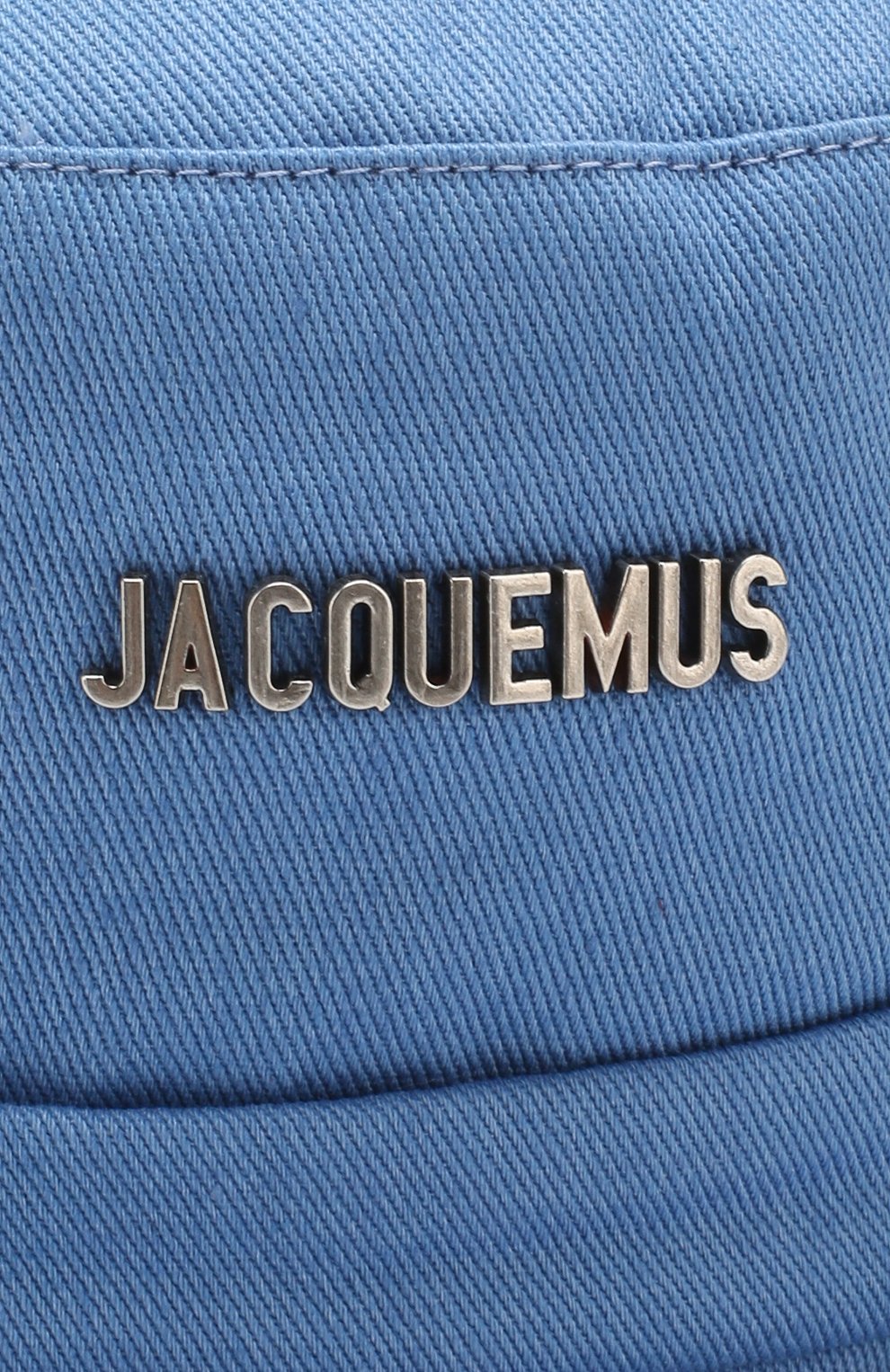 Мужская панама le bob gadjo JACQUEMUS голубого цвета по цене 6805 руб., арт. 205AC03/69320 | Фото 3 Мужская панама le bob gadjo JACQUEMUS голубого цвета, арт. 205AC03/69320 | Фото 3
