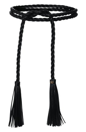 Женский кожаный ремень valentino garavani VALENTINO черного цвета по цене 30800 руб., арт. TW0T0U06/QBF | Фото 1 Женский кожаный ремень valentino garavani VALENTINO черного цвета, арт. TW0T0U06/QBF | Фото 1