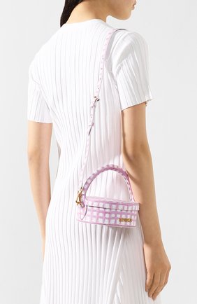 Женская сумка la boite a gateaux JACQUEMUS розового цвета по цене 43950 руб., арт. 201BA12/5863G | Фото 2 Женская сумка la boite a gateaux JACQUEMUS розового цвета, арт. 201BA12/5863G | Фото 2