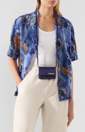 Женская сумка le bello JACQUEMUS синего цвета по цене 25450 руб., арт. 201BA16/63350 | Фото 2 Женская сумка le bello JACQUEMUS синего цвета, арт. 201BA16/63350 | Фото 2