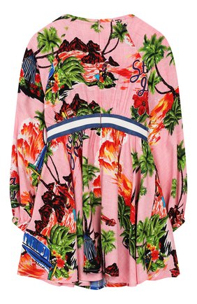 Детское платье STELLA JEAN KIDS розового цвета по цене 9475 руб., арт. 20E/J/JF/AB08/2714/4A-6A | Фото 2 Детское платье STELLA JEAN KIDS розового цвета, арт. 20E/J/JF/AB08/2714/4A-6A | Фото 2