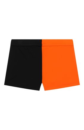 Детские плавки-шорты MARCELO BURLON KIDS OF MILAN черного цвета по цене 5920 руб., арт. 20E/B/MB/8050/1620/2-6Y | Фото 2 Детские плавки-шорты MARCELO BURLON KIDS OF MILAN черного цвета, арт. 20E/B/MB/8050/1620/2-6Y | Фото 2