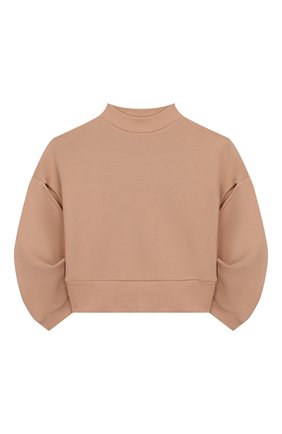Детский хлопковый свитшот UNLABEL бежевого цвета по цене 10850 руб., арт. HAZEL-1/05-IN003/12A-16A | Фото 1 Детский хлопковый свитшот UNLABEL бежевого цвета, арт. HAZEL-1/05-IN003/12A-16A | Фото 1