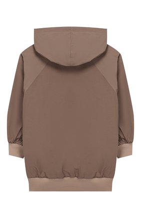 Детская ветровка UNLABEL бежевого цвета по цене 16250 руб., арт. H0NESTY/33-IN002/8A-10A | Фото 2 Детская ветровка UNLABEL бежевого цвета, арт. H0NESTY/33-IN002/8A-10A | Фото 2