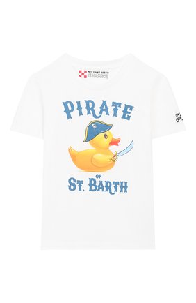 Детская хлопковая футболка MC2 SAINT BARTH белого цвета по цене 3665 руб., арт. STBK TSHIRT B0Y/TSH0001 | Фото 1 Детская хлопковая футболка MC2 SAINT BARTH белого цвета, арт. STBK TSHIRT B0Y/TSH0001 | Фото 1