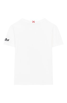 Детская хлопковая футболка MC2 SAINT BARTH белого цвета по цене 3665 руб., арт. STBK TSHIRT B0Y/TSH0001 | Фото 2 Детская хлопковая футболка MC2 SAINT BARTH белого цвета, арт. STBK TSHIRT B0Y/TSH0001 | Фото 2