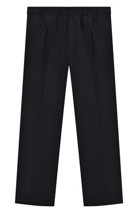 Детские хлопковые брюки EMPORIO ARMANI темно-синего цвета по цене 7995 руб., арт. 3H4PC5/1N7ZZ | Фото 1 Детские хлопковые брюки EMPORIO ARMANI темно-синего цвета, арт. 3H4PC5/1N7ZZ | Фото 1