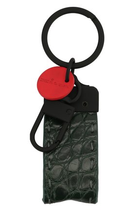 Мужской брелок из кожи аллигатора KITON зеленого цвета по цене 21300 руб., арт. UPCBLAKN00730 | Фото 2 Мужской брелок из кожи аллигатора KITON зеленого цвета, арт. UPCBLAKN00730 | Фото 2