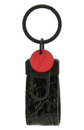 Мужской брелок из кожи аллигатора KITON черного цвета по цене 25550 руб., арт. UPCBLAKN00730 | Фото 1 Мужской брелок из кожи аллигатора KITON черного цвета, арт. UPCBLAKN00730 | Фото 1