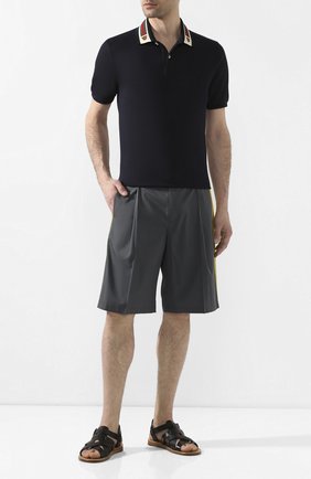 Мужские кожаные сандалии pantheon DOLCE & GABBANA черного цвета по цене 47300 руб., арт. A80162/AJ634 | Фото 2 Мужские кожаные сандалии pantheon DOLCE & GABBANA черного цвета, арт. A80162/AJ634 | Фото 2