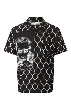 Мужская рубашка OFF-WHITE черного цвета по цене 43300 руб., арт. 0MGA103S20H870331001 | Фото 1 Мужская рубашка OFF-WHITE черного цвета, арт. 0MGA103S20H870331001 | Фото 1