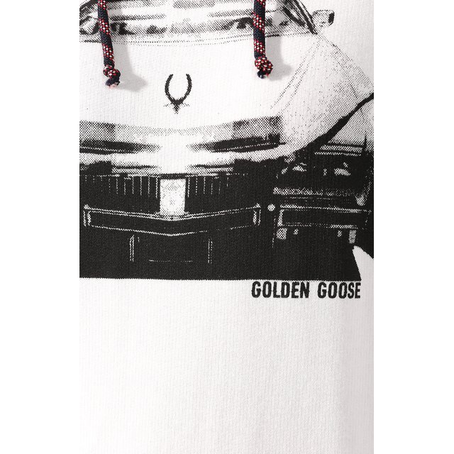 фото Хлопковое худи golden goose deluxe brand