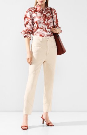 Женские джинсы ISABEL MARANT бежевого цвета по цене 27800 руб., арт. PA1648-20E010I/EL0ISA | Фото 2 Женские джинсы ISABEL MARANT бежевого цвета, арт. PA1648-20E010I/EL0ISA | Фото 2