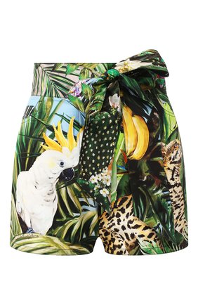 Женские хлопковые шорты DOLCE & GABBANA разноцветного цвета по цене 43550 руб., арт. FTBU0T/GDU55 | Фото 1 Женские хлопковые шорты DOLCE & GABBANA разноцветного цвета, арт. FTBU0T/GDU55 | Фото 1