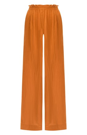 Женские шелковые брюки FORTE_FORTE золотого цвета по цене 29950 руб., арт. 7279 | Фото 1 Женские шелковые брюки FORTE_FORTE золотого цвета, арт. 7279 | Фото 1
