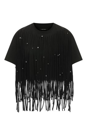 Женская хлопковая футболка ISABEL MARANT черного цвета по цене 42350 руб., арт. TS0747-20E054I/BIANEA | Фото 1 Женская хлопковая футболка ISABEL MARANT черного цвета, арт. TS0747-20E054I/BIANEA | Фото 1