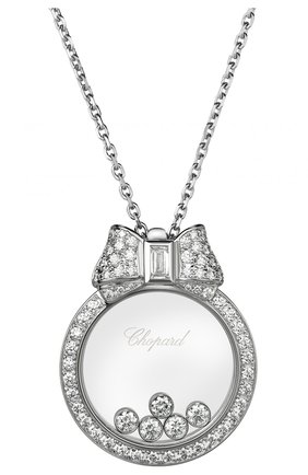 Женские кулон CHOPARD белого золота цвета по цене 880850 руб., арт. 795020-1301 | Фото 2 Женские кулон CHOPARD белого золота цвета, арт. 795020-1301 | Фото 2