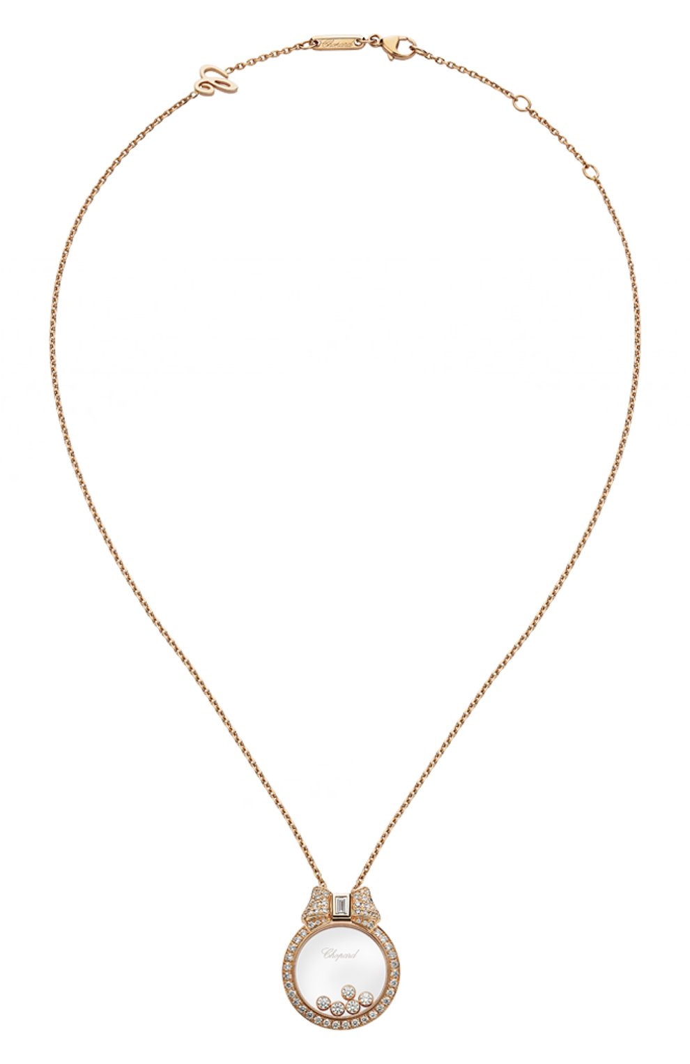 Женские кулон CHOPARD розового золота цвета, арт. 795020-5301 | Фото 1