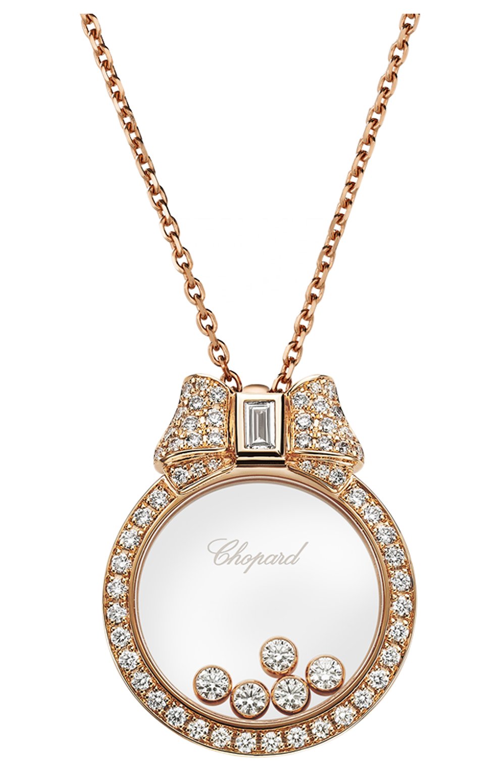 Женские кулон CHOPARD розового золота цвета по цене 849250 руб., арт. 795020-5301 | Фото 2 Женские кулон CHOPARD розового золота цвета, арт. 795020-5301 | Фото 2