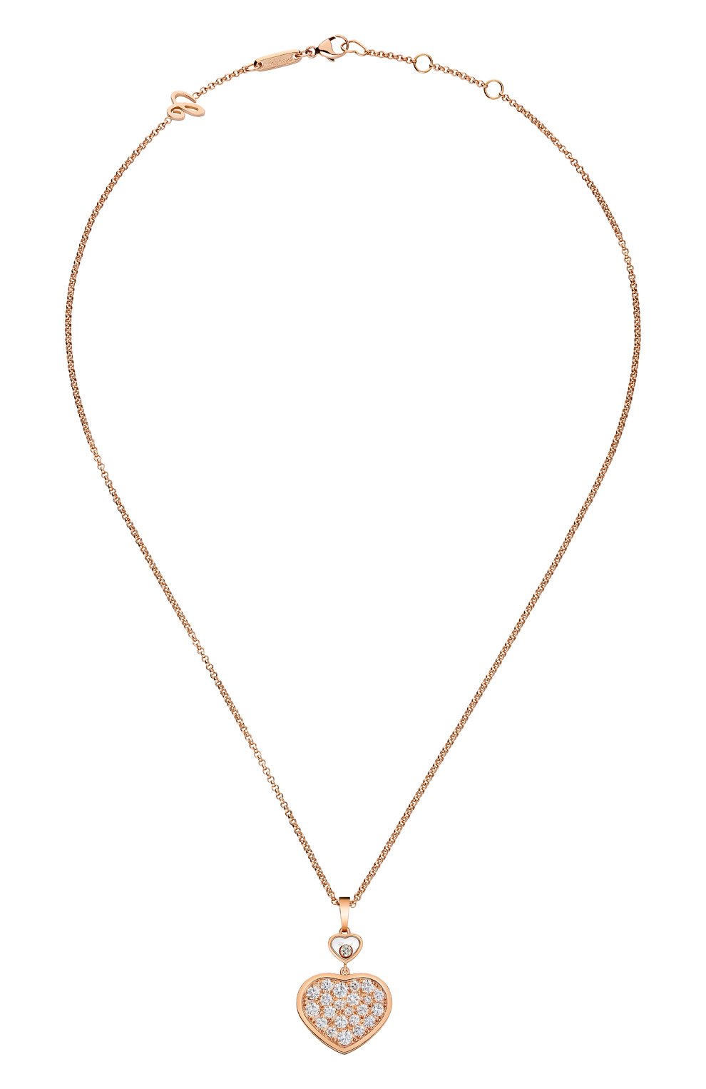 Женские кулон CHOPARD розового золота цвета, арт. 797482-5009 | Фото 1
