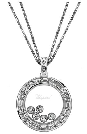 Женские кулон CHOPARD белого золота цвета по цене 1880200 руб., арт. 799438-1001 | Фото 1 Женские кулон CHOPARD белого золота цвета, арт. 799438-1001 | Фото 1