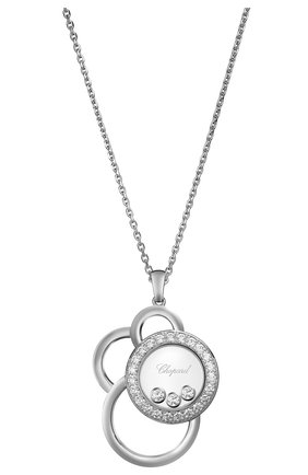 Женские кулон CHOPARD белого золота цвета по цене 853200 руб., арт. 799769-1002 | Фото 2 Женские кулон CHOPARD белого золота цвета, арт. 799769-1002 | Фото 2