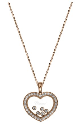 Женские кулон CHOPARD розового золота цвета по цене 691250 руб., арт. 79A038-5201 | Фото 1 Женские кулон CHOPARD розового золота цвета, арт. 79A038-5201 | Фото 1