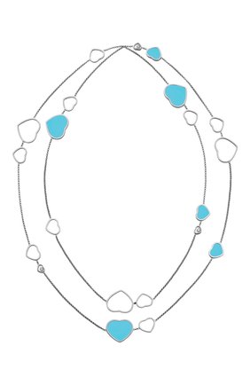 Женские колье CHOPARD белого золота цвета по цене 730750 руб., арт. 817482-1401 | Фото 1 Женские колье CHOPARD белого золота цвета, арт. 817482-1401 | Фото 1