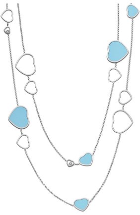 Женские колье CHOPARD белого золота цвета по цене 730750 руб., арт. 817482-1401 | Фото 2 Женские колье CHOPARD белого золота цвета, арт. 817482-1401 | Фото 2