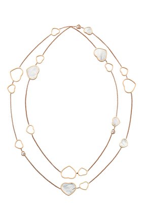 Женские колье CHOPARD розового золота цвета по цене 730750 руб., арт. 817482-5301 | Фото 1 Женские колье CHOPARD розового золота цвета, арт. 817482-5301 | Фото 1