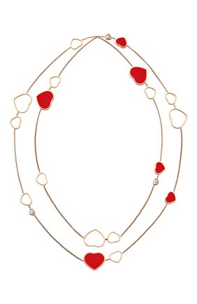 Женские колье CHOPARD розового золота цвета по цене 730750 руб., арт. 817482-5801 | Фото 1 Женские колье CHOPARD розового золота цвета, арт. 817482-5801 | Фото 1