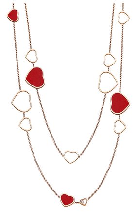 Женские колье CHOPARD розового золота цвета по цене 730750 руб., арт. 817482-5801 | Фото 2 Женские колье CHOPARD розового золота цвета, арт. 817482-5801 | Фото 2