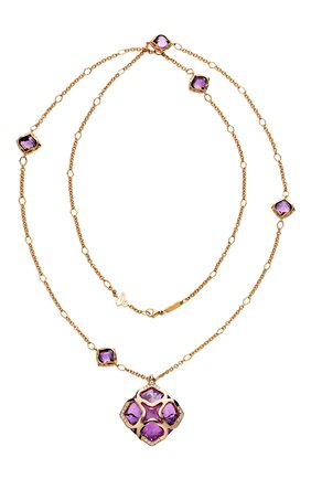 Женские кулон CHOPARD бесцветного цвета, арт. 819570-5001 | Фото 1 (Материал сплава: Розовое золото; Драгоценные камни: Бриллианты)