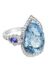 Женские кольцо CHOPARD бесцветного цвета, арт. 829550-1011 | Фото 1 (Материал сплава: Белое золото; Драгоценные камни: Бриллианты)