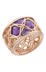 Женские кольцо CHOPARD бесцветного цвета, арт. 829564-5010 | Фото 1 (Драгоценные камни: Бриллианты; Материал сплава: Розовое золото)