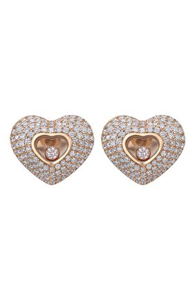 Женские серьги CHOPARD розового золота цвета по цене 805800 руб., арт. 837417-5002 | Фото 1 Женские серьги CHOPARD розового золота цвета, арт. 837417-5002 | Фото 1