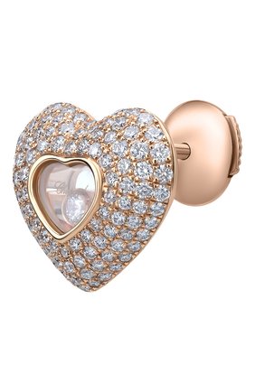 Женские серьги CHOPARD розового золота цвета по цене 805800 руб., арт. 837417-5002 | Фото 2 Женские серьги CHOPARD розового золота цвета, арт. 837417-5002 | Фото 2