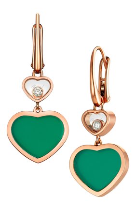 Женские серьги CHOPARD розового золота цвета по цене 276500 руб., арт. 837482-5011 | Фото 1 Женские серьги CHOPARD розового золота цвета, арт. 837482-5011 | Фото 1