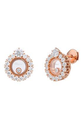 Женские серьги CHOPARD розового золота цвета по цене 1208700 руб., арт. 839466-5001 | Фото 1 Женские серьги CHOPARD розового золота цвета, арт. 839466-5001 | Фото 1