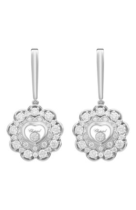 Женские серьги CHOPARD белого золота цвета по цене 1520750 руб., арт. 839722-1001 | Фото 1 Женские серьги CHOPARD белого золота цвета, арт. 839722-1001 | Фото 1