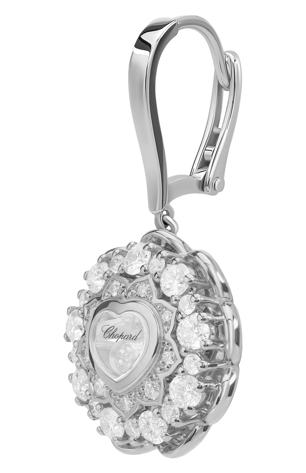 Женские серьги CHOPARD белого золота цвета по цене 1520750 руб., арт. 839722-1001 | Фото 2 Женские серьги CHOPARD белого золота цвета, арт. 839722-1001 | Фото 2