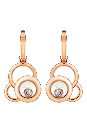 Женские серьги CHOPARD розового золота цвета по цене 323900 руб., арт. 839769-5001 | Фото 1 Женские серьги CHOPARD розового золота цвета, арт. 839769-5001 | Фото 1