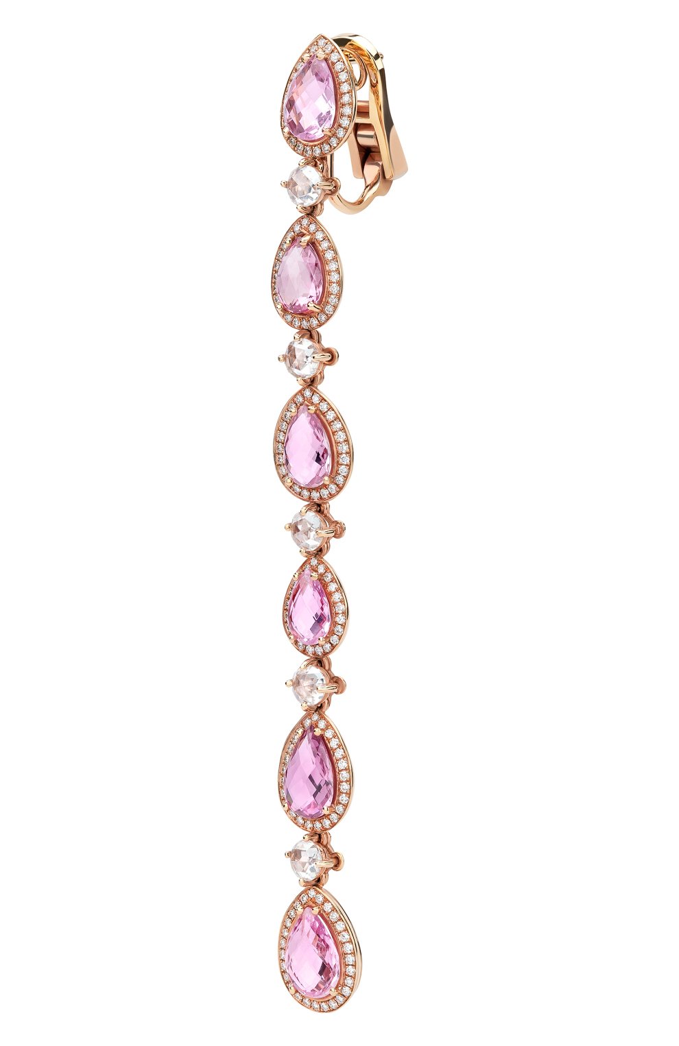 Женские серьги CHOPARD бесцветного цвета по цене 4819000 руб., арт. 840416-5002 | Фото 2 Женские серьги CHOPARD бесцветного цвета, арт. 840416-5002 | Фото 2 (Драгоценные камни: Сапфиры; Материал сплава: Розовое золото)